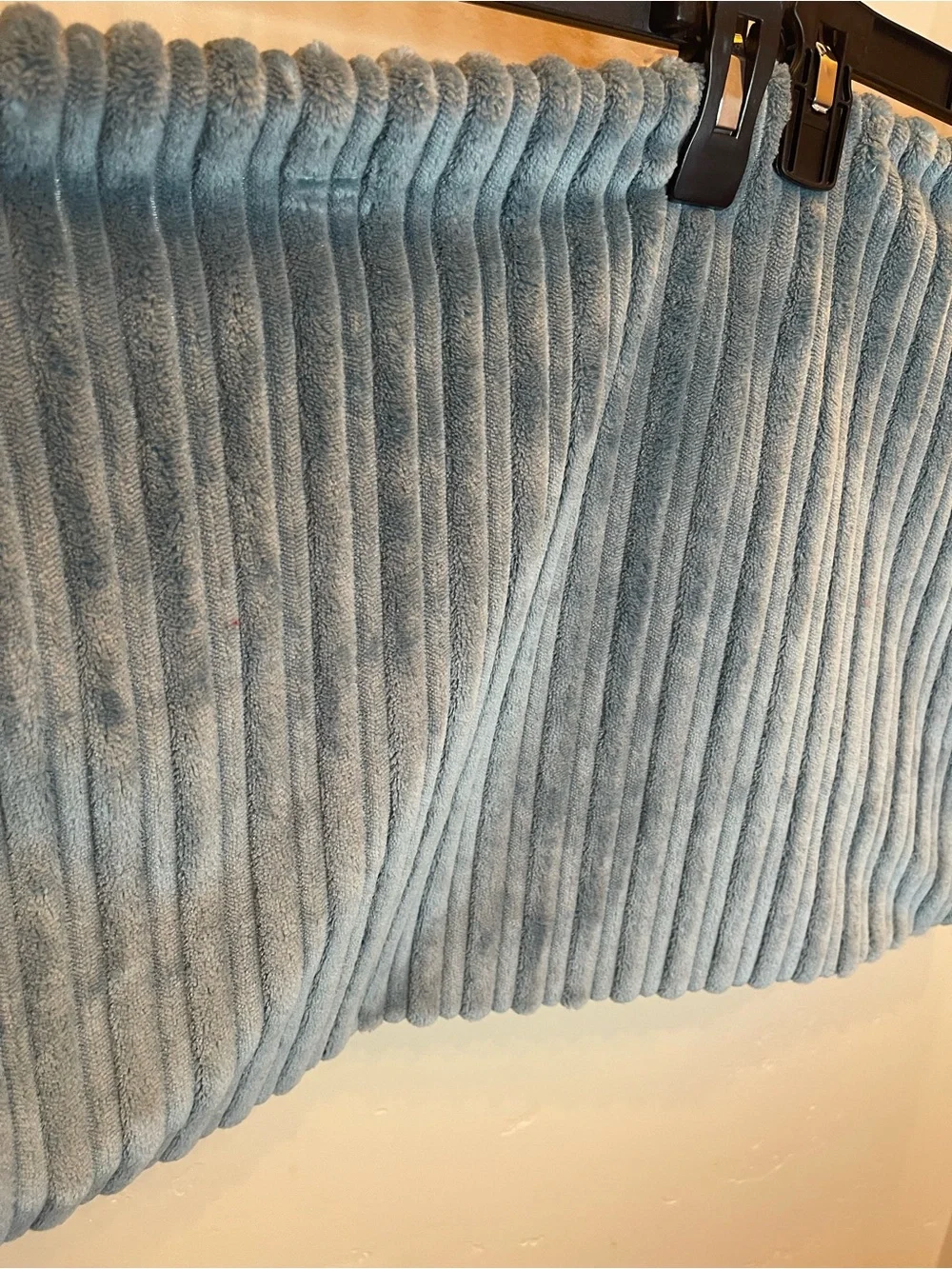 1 -New 14x24” pillow cover in dusty blue